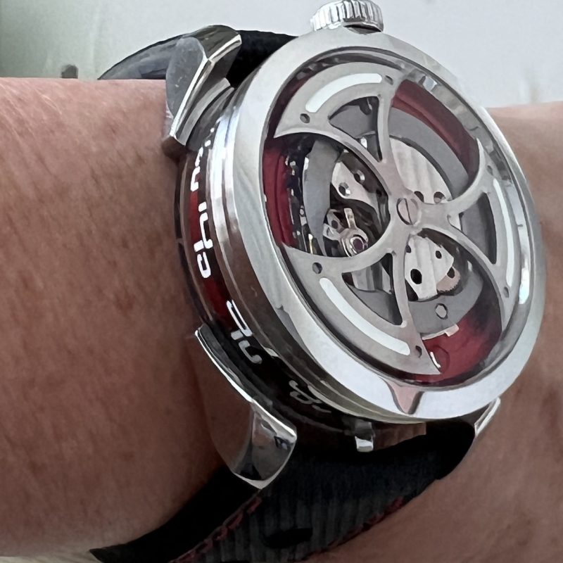 M.A.D. 1 Red watch designed by Max Busser of MB&F