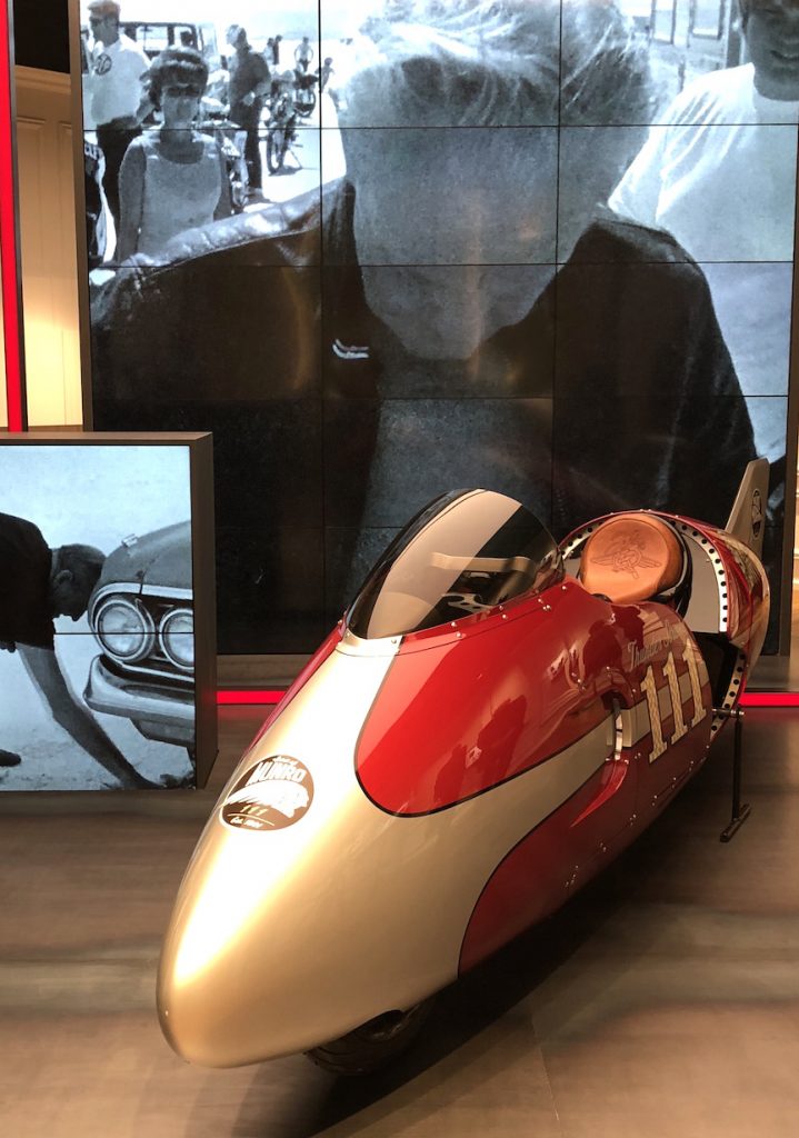 Baume & Mercier's recent partnership with Indian Motorcycles transformed the brand's SIHH 2018 booth this year into a homage to Burt Munro speed racer and record maker, as well as to Indian motorcycles. 