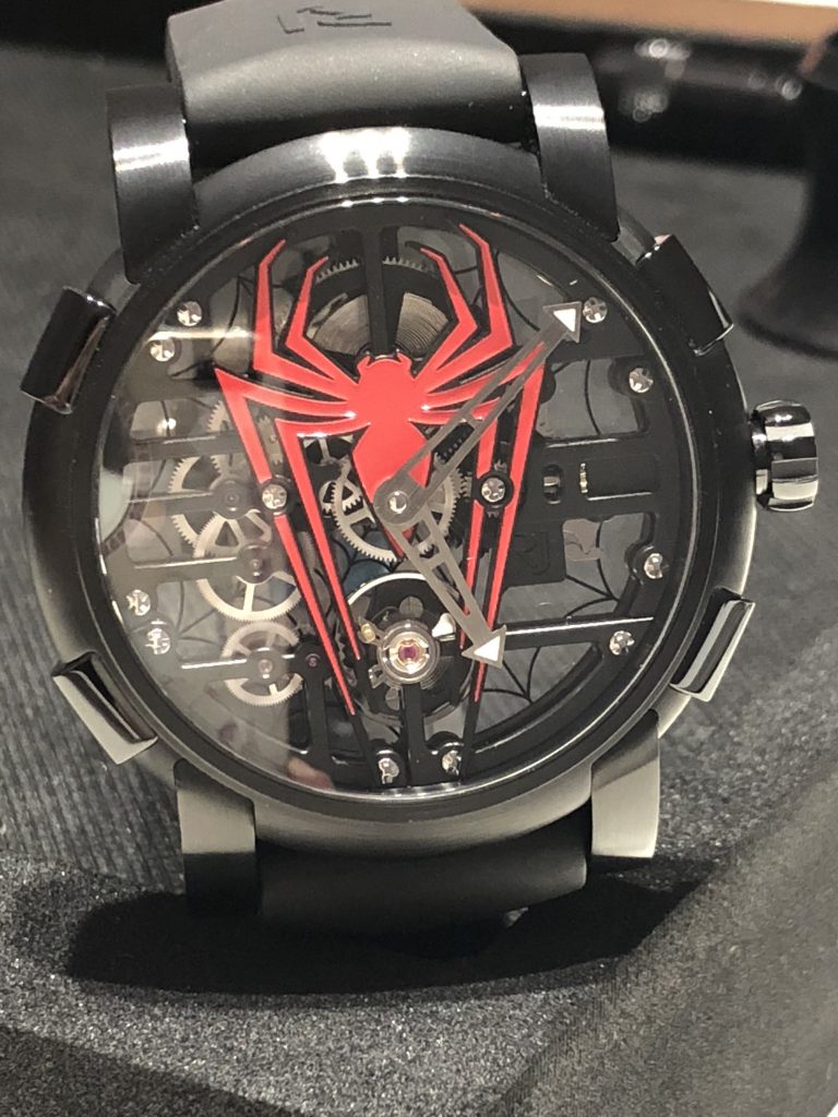 Romain Jerome Spiderman watch, Watches & Wonders Miami.