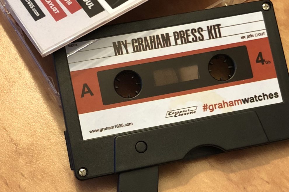 IMG_5354 Storage Wars: The Best USB Keys from Baselworld 2018 include this Cassette tape from Graham Watches.