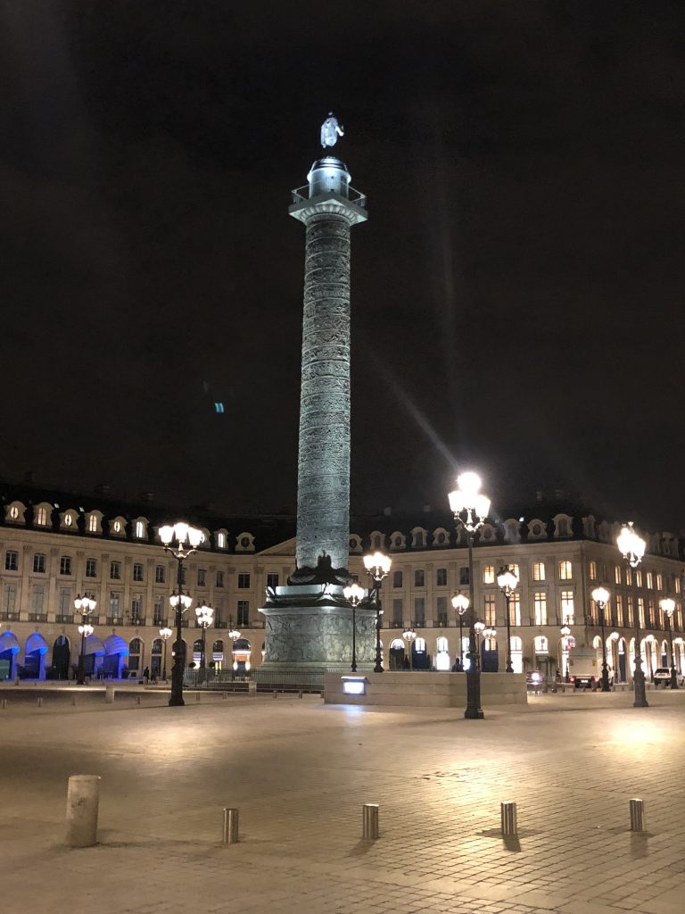 The Zenith corner store sits right on Place Vendome in Paris, with a view of the famed Column. 