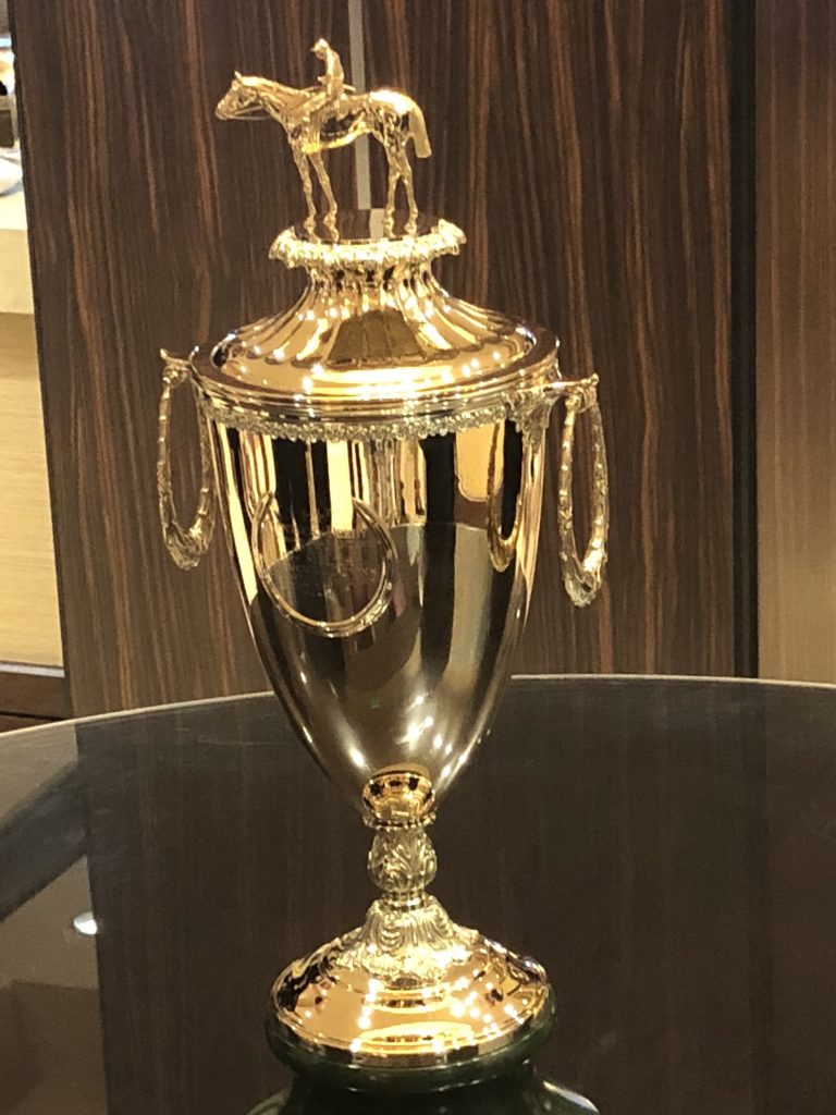 It takes nearly 2,000 hours to make the Kentucky Derby solid gold trophy. 