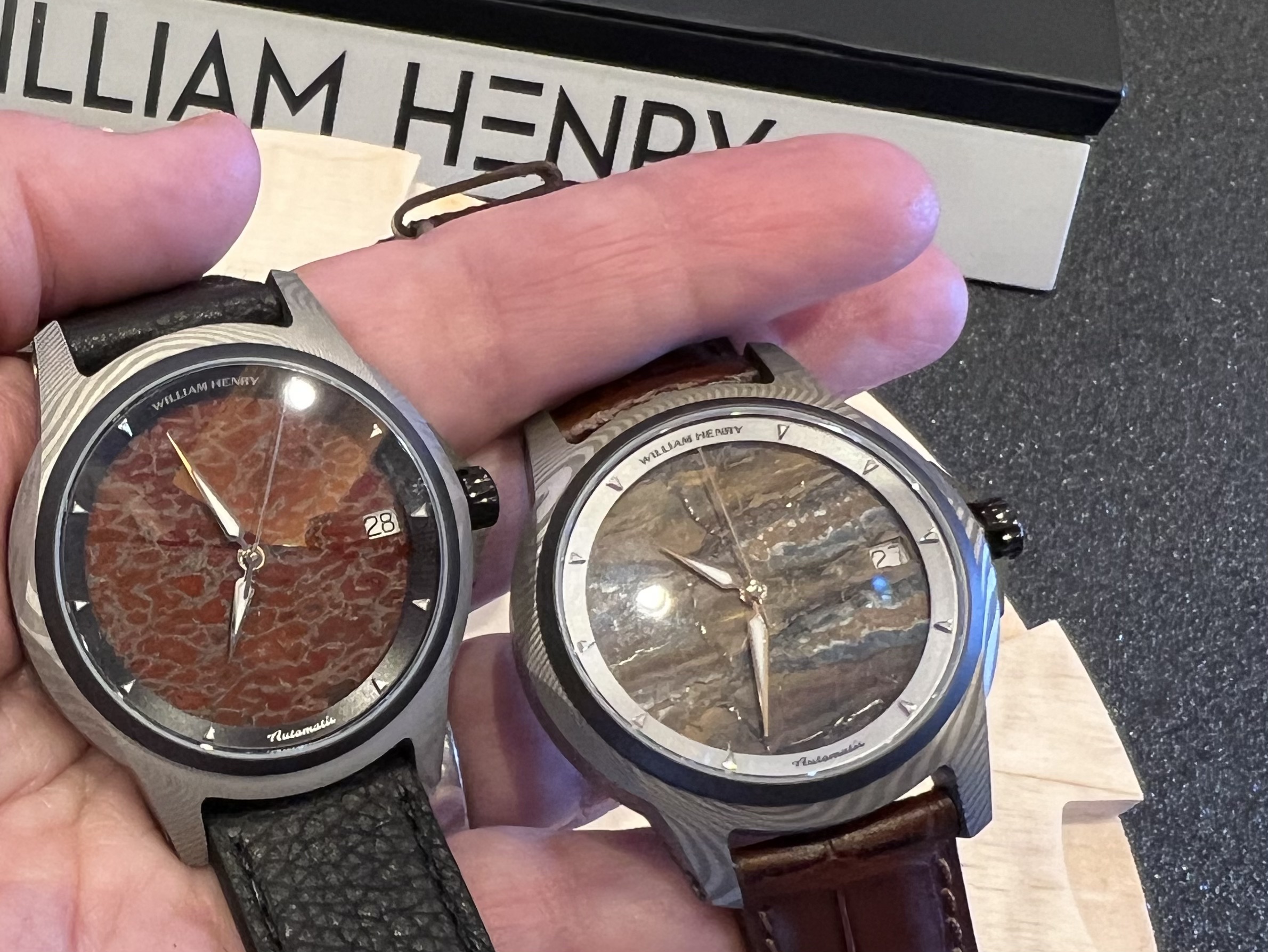 William Henry watches 