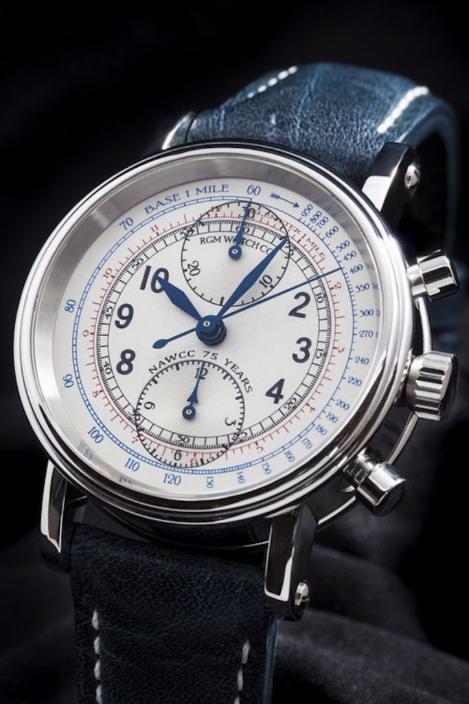 Bidding time is almost up for the RGM chronograph specially made to celebrate the 75th anniversary of the NAWCC.