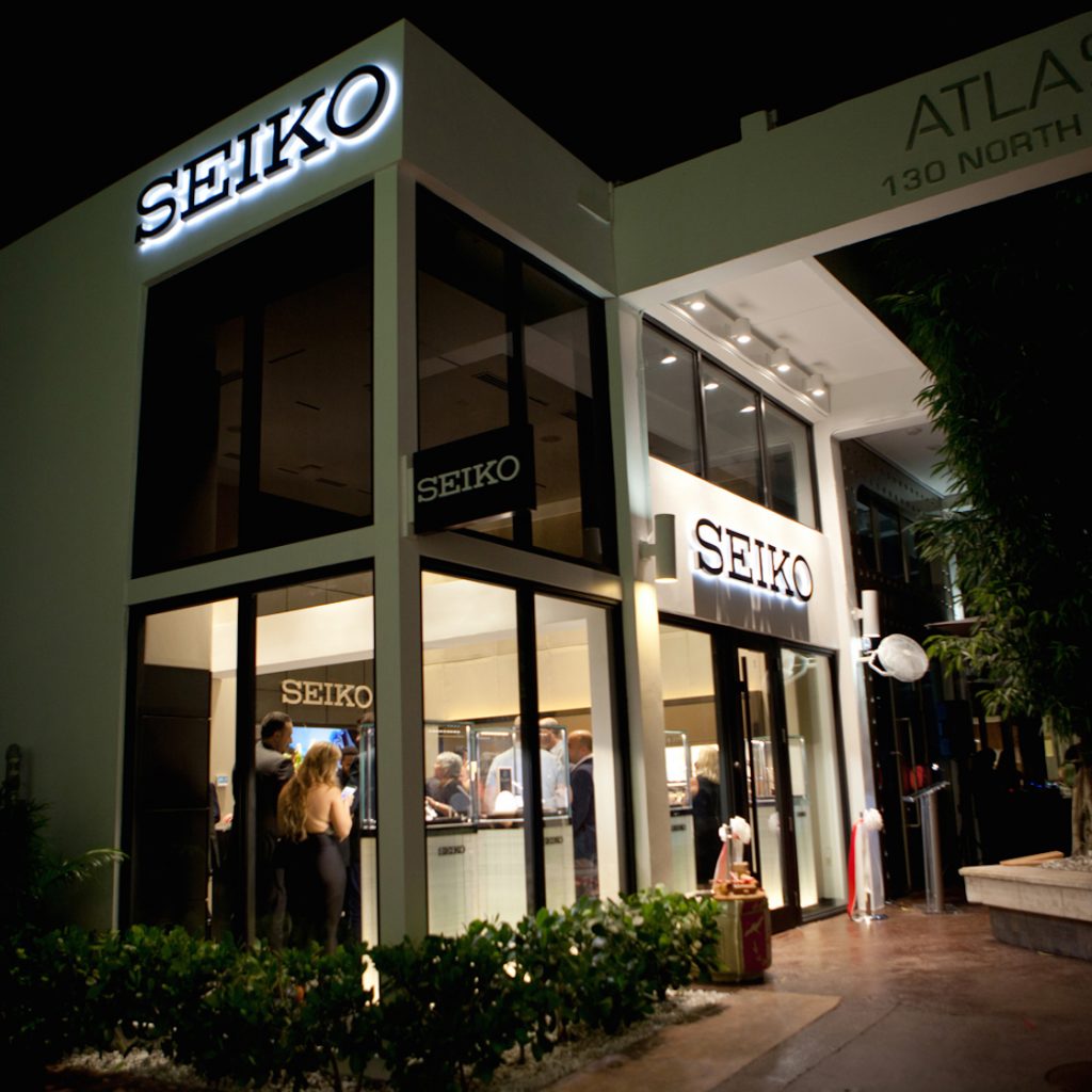 The new Seiko Miami Design District boutique is the 71st worldwide store for the brand. 