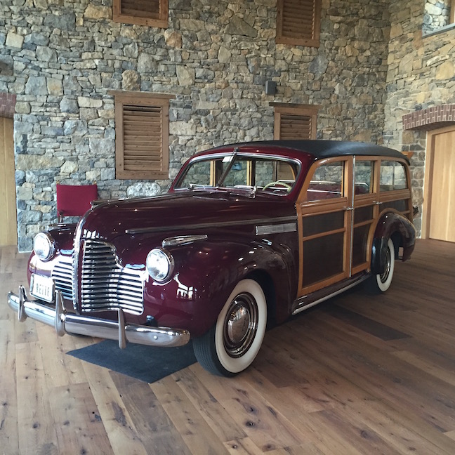 Woodie, once driven and owned by Bette Davis, is now a part of Bulgari's collection. (Photo:R. Naas, ATimelyPerspective)