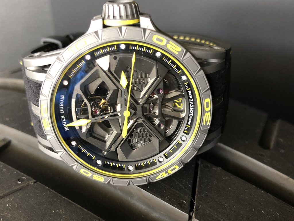 Roger Dubuis Excalibur Huracan Performante Lamborghini watch