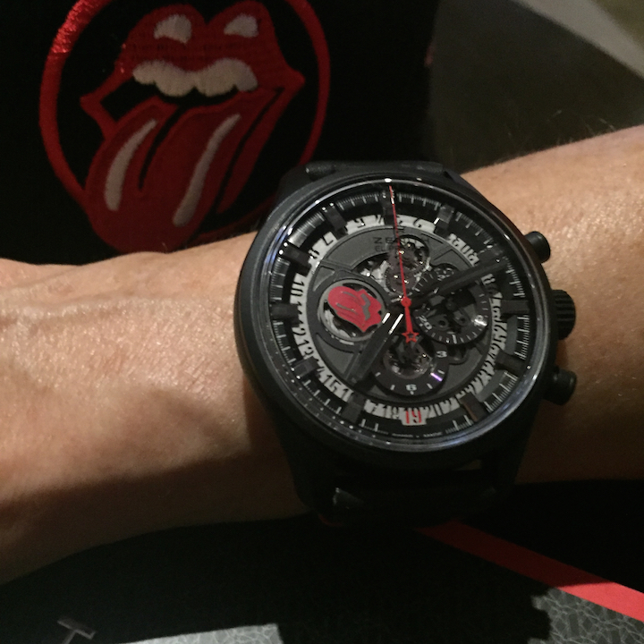 Zenith El Primero Skeleton Tribute to the Rolling Stones watch