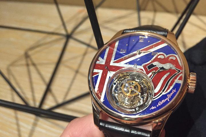 The Zenith Academy Christophe Columb Tribute to the Rollings Stones watch retails for about $244,000.