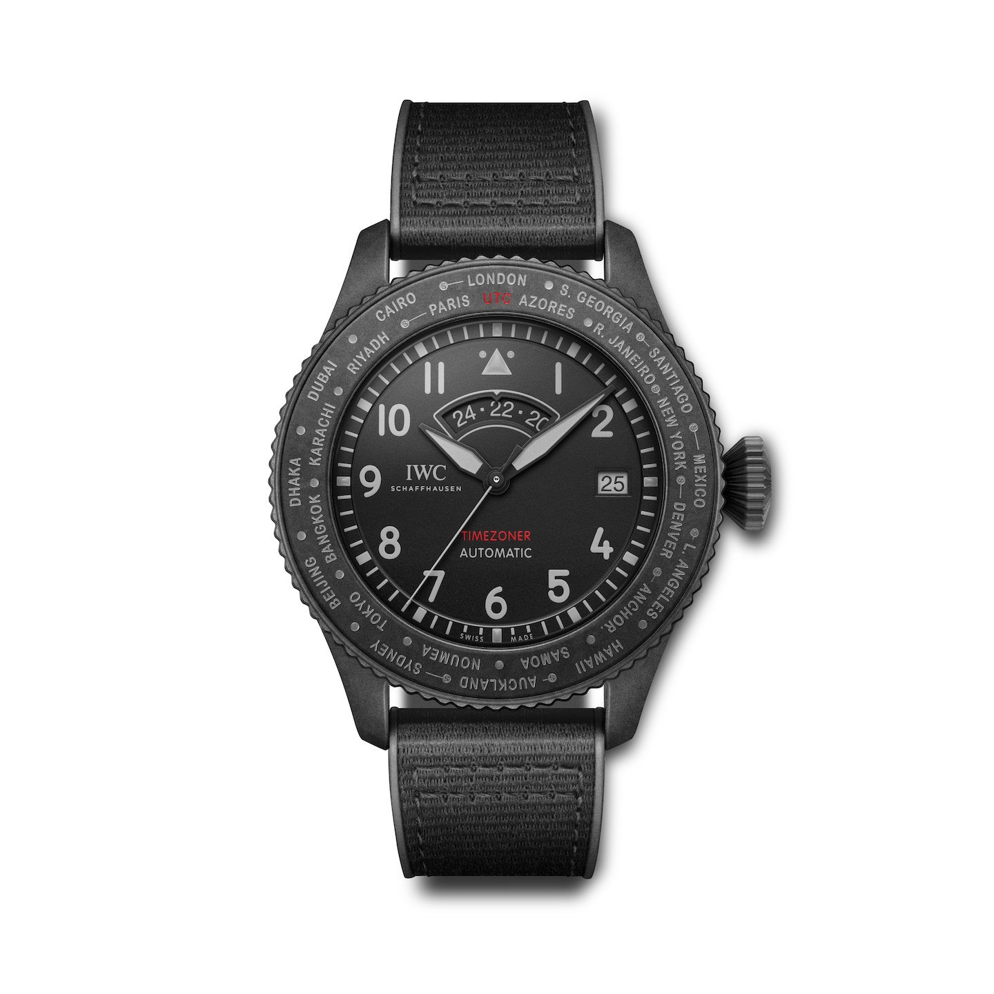 IWC Big Pilot's Top Gun Ceratanium(R) Timezoner watch