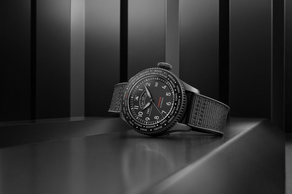 IWC Big Pilot’s Top Gun Ceratanium(R) TimeZoner watch IWC Big Pilot's Top Gun Ceratanium(R) TimeZoner watch