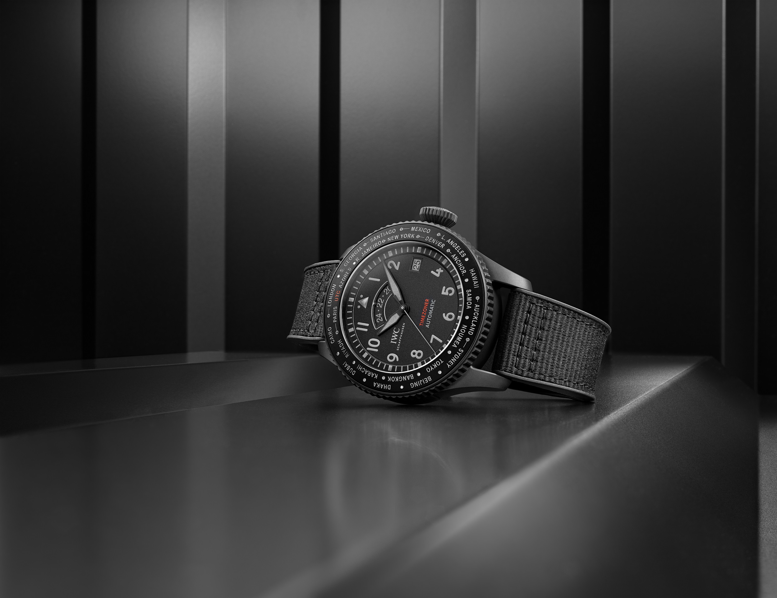 IWC Big Pilot's Top Gun Ceratanium(R) TimeZoner watch