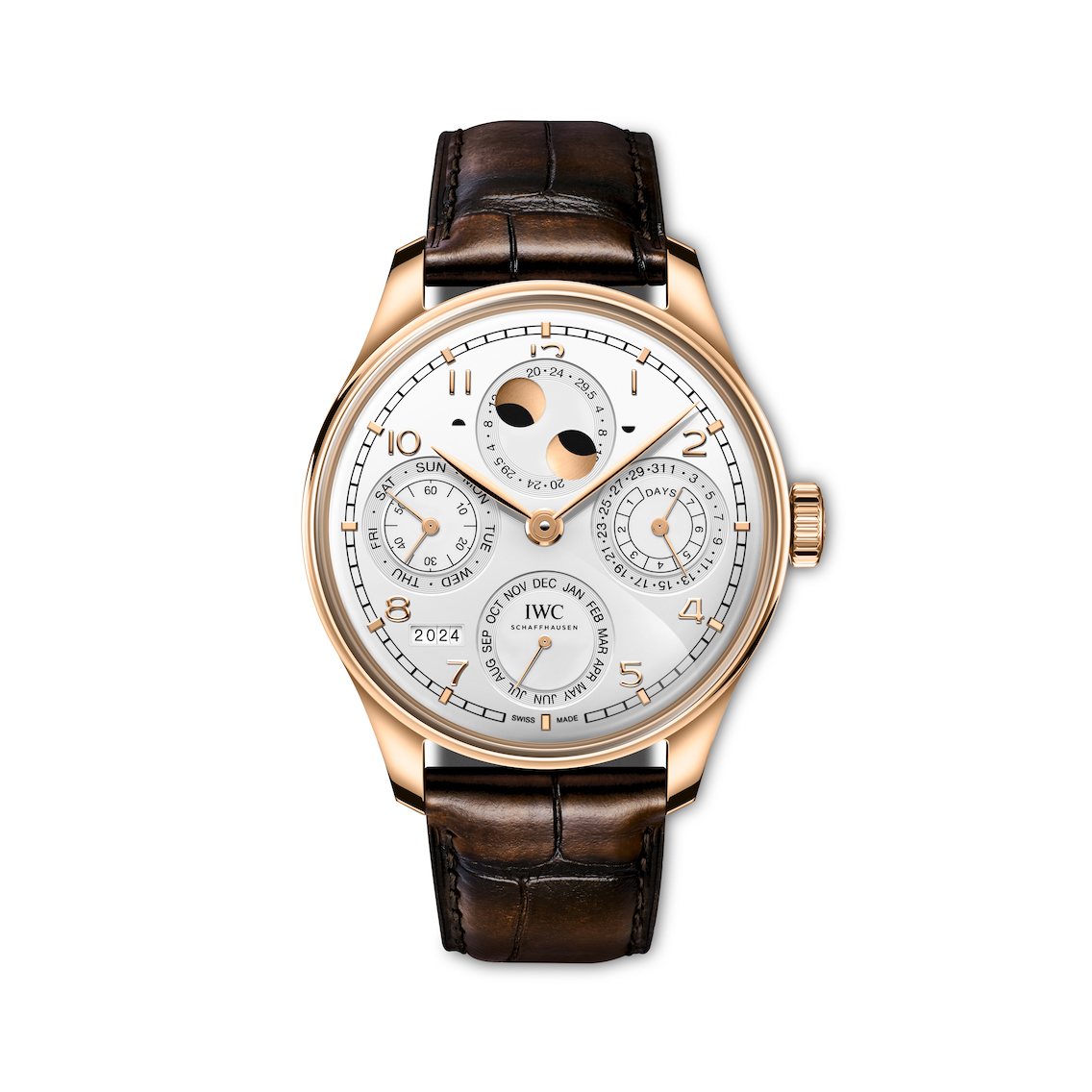 IWC SCHAFFHAUSEN RE-LAUNCHES THE PORTUGIESER PERPETUAL CALENDAR 44 IN 18-CARAT ARMOR GOLD® 