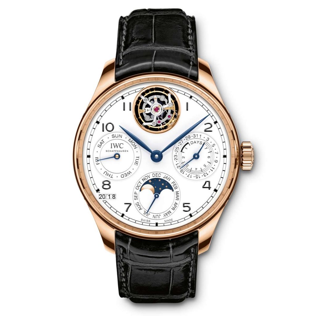 IWC Portugieser Perpetual Calendar Tourbillon as seen at SIHH 2018.