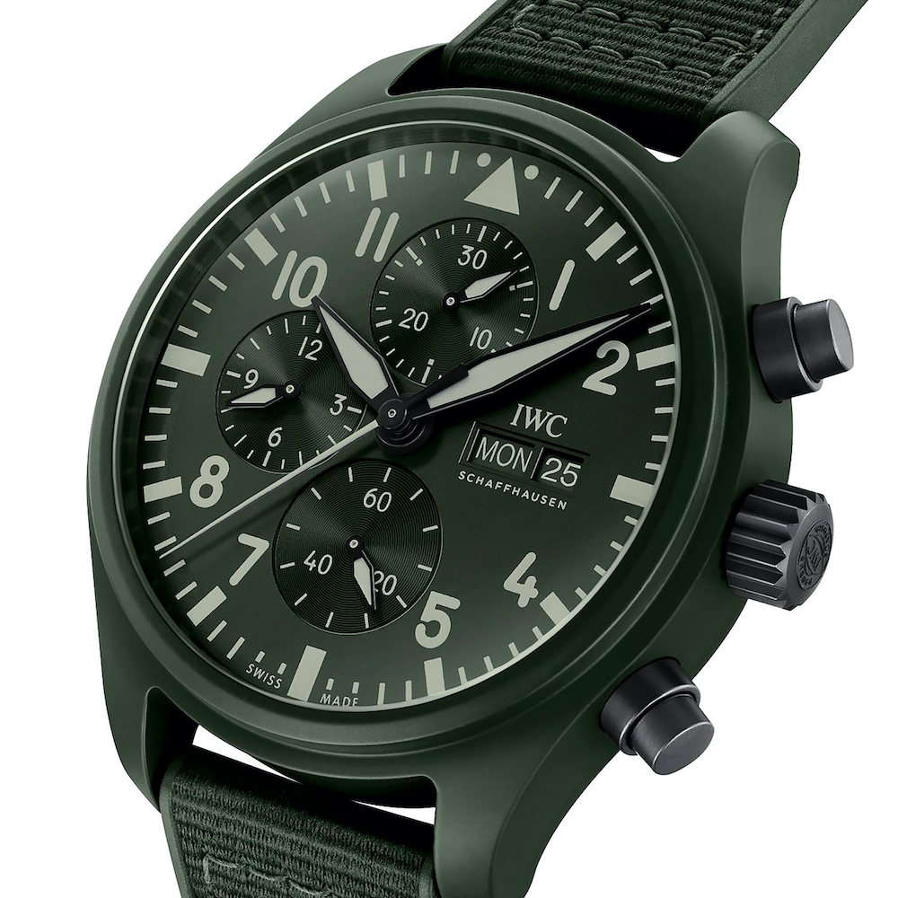 IWC Pilot's Watch  Chronograph Top Gun Woodland edition. 