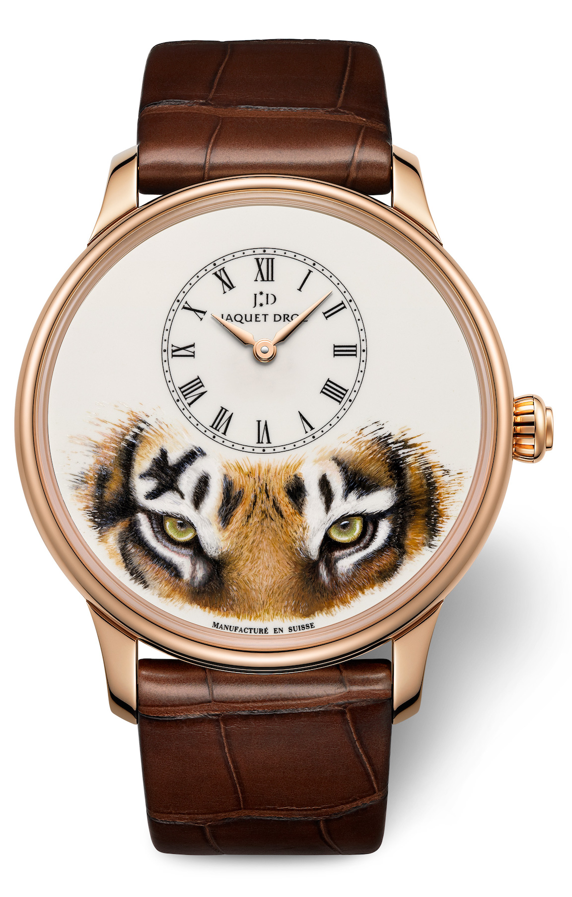 Jaquet Droz Petite Heure Minutes Tiger 