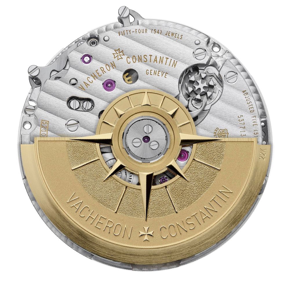 case back of the Vacheron Constantin Overseas Chronograph