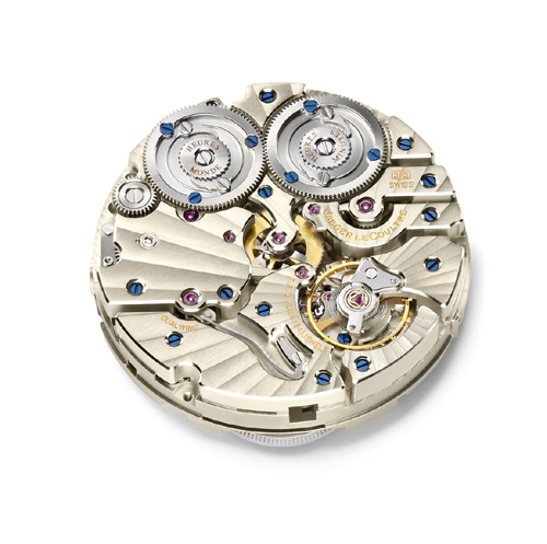 The Calibre 383 in this Duometre Unique Travel Time is just 2 parts shy of housing 500 components.