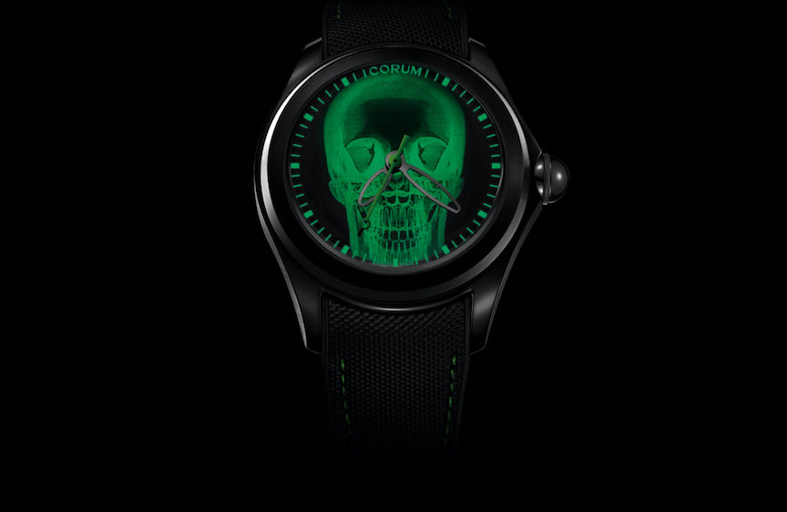 Corum Bubble Skull X-Ray watch