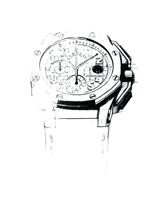 Sketch of the LeBron James Royal Oak Offshore