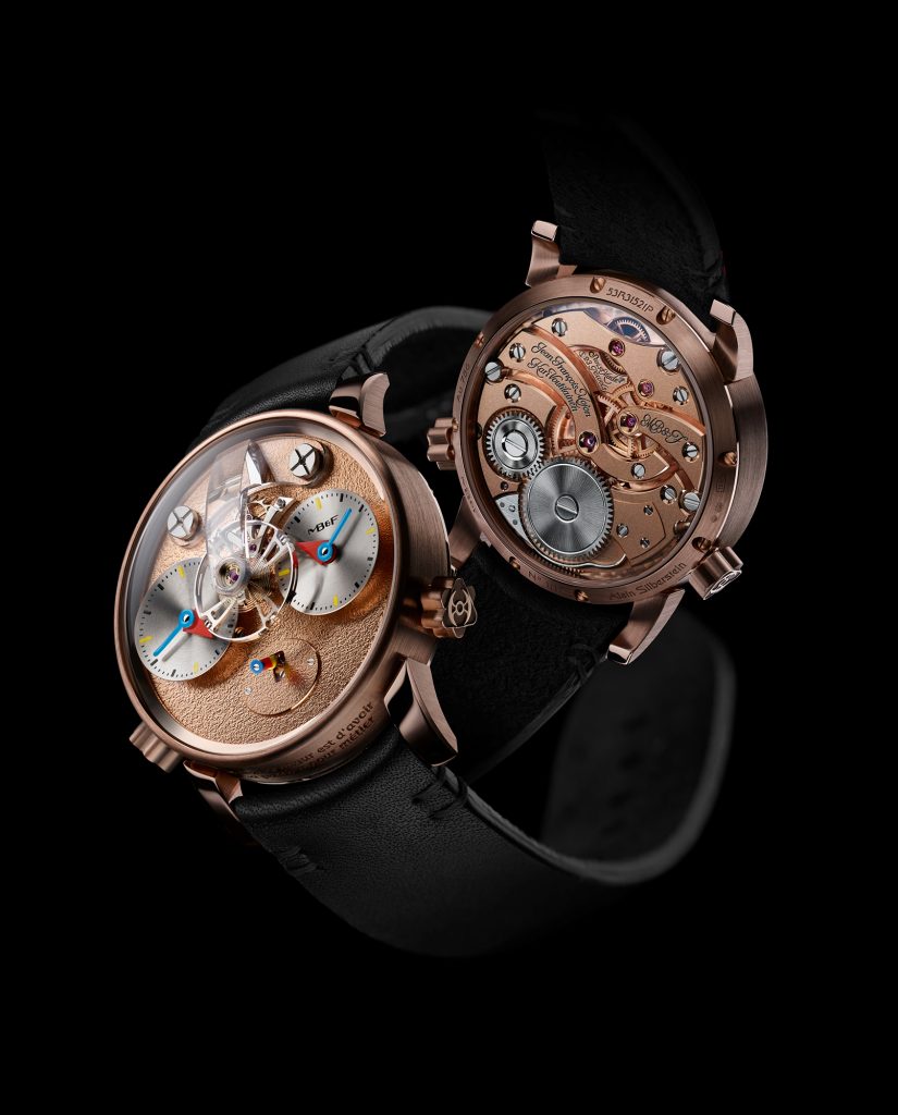 The 18 karat rose gold version of the LM1 Silberstein will retail for about $91,000