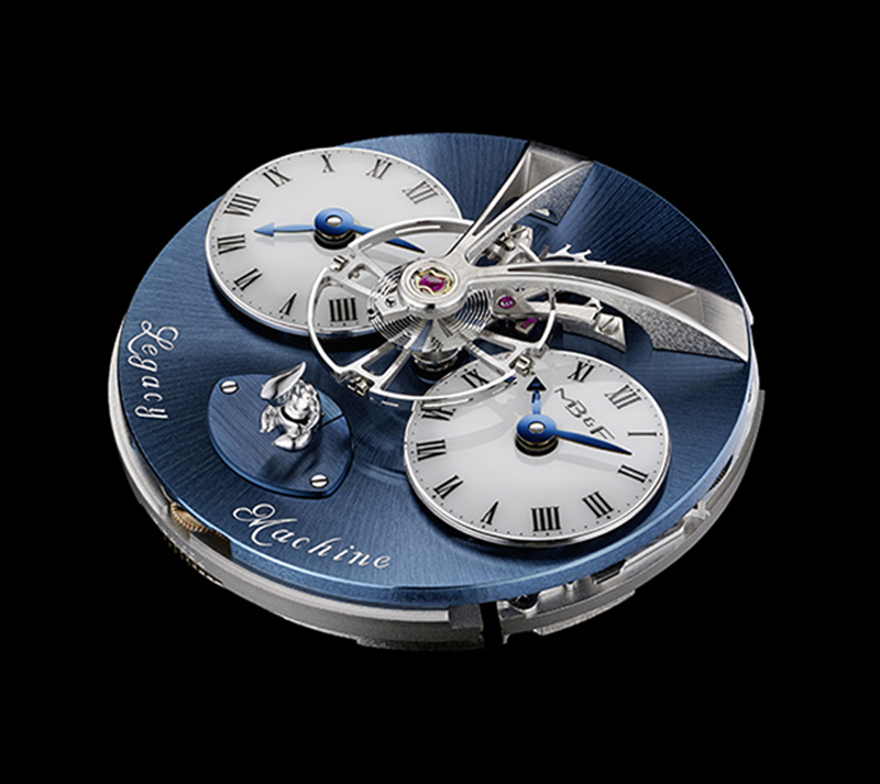 MB&F LM2 Xia Hang with world's first vertical power reserve indicator --as an alien. 