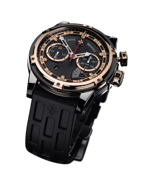 Louis Moinet  Jules Verne Instrument III monopusher chronograph