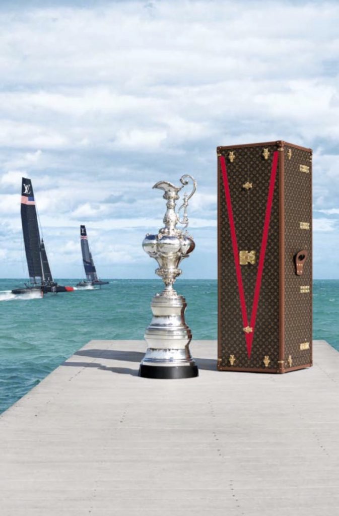 2017 America's Cup - America's Cup trophy is traveling in good company