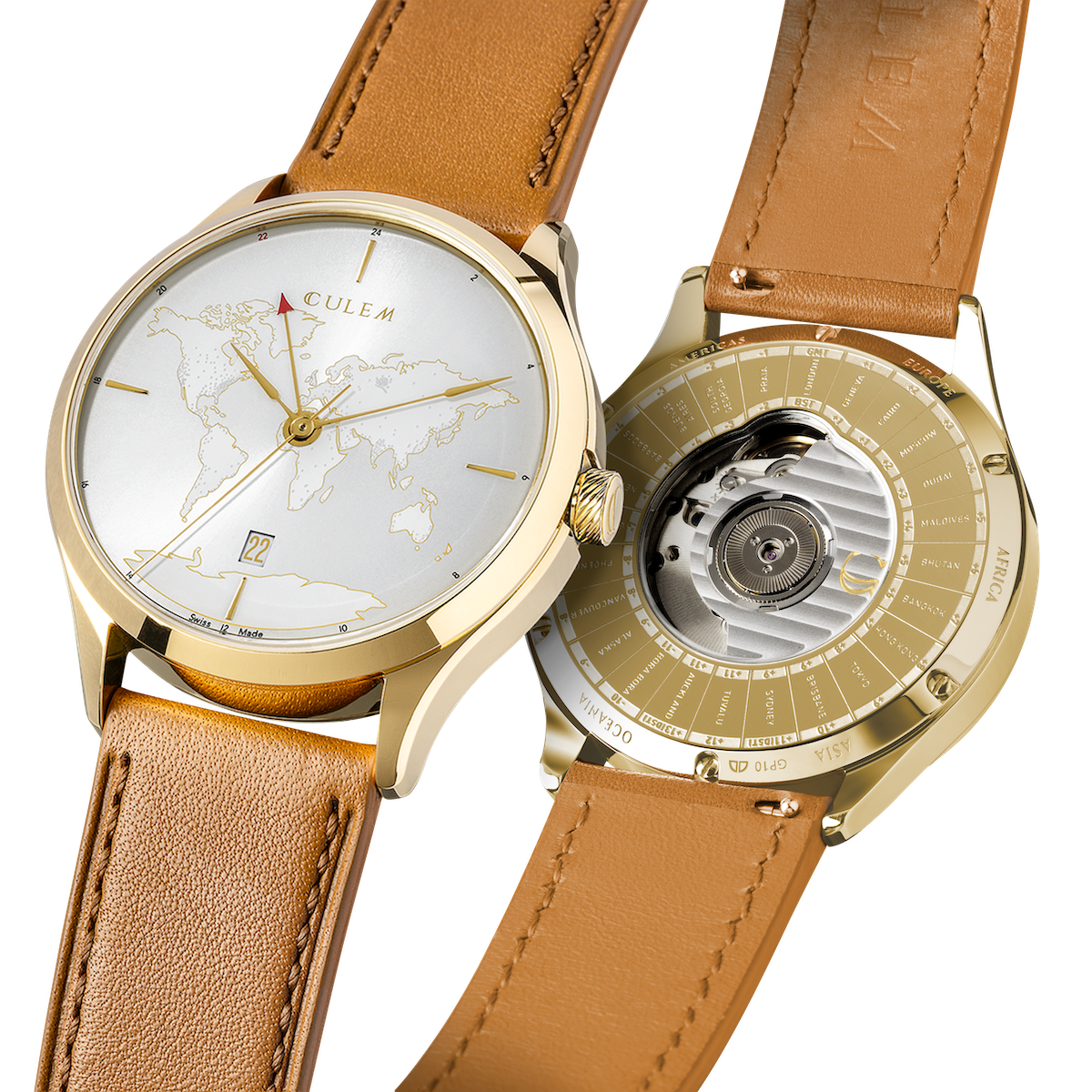 CuleM Lights GMT watch