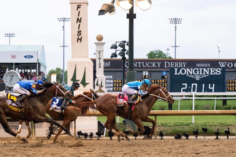 Longines at the 2023 Kentucky Oaks and Kentucky Derby Longines times the Kentucky Derby