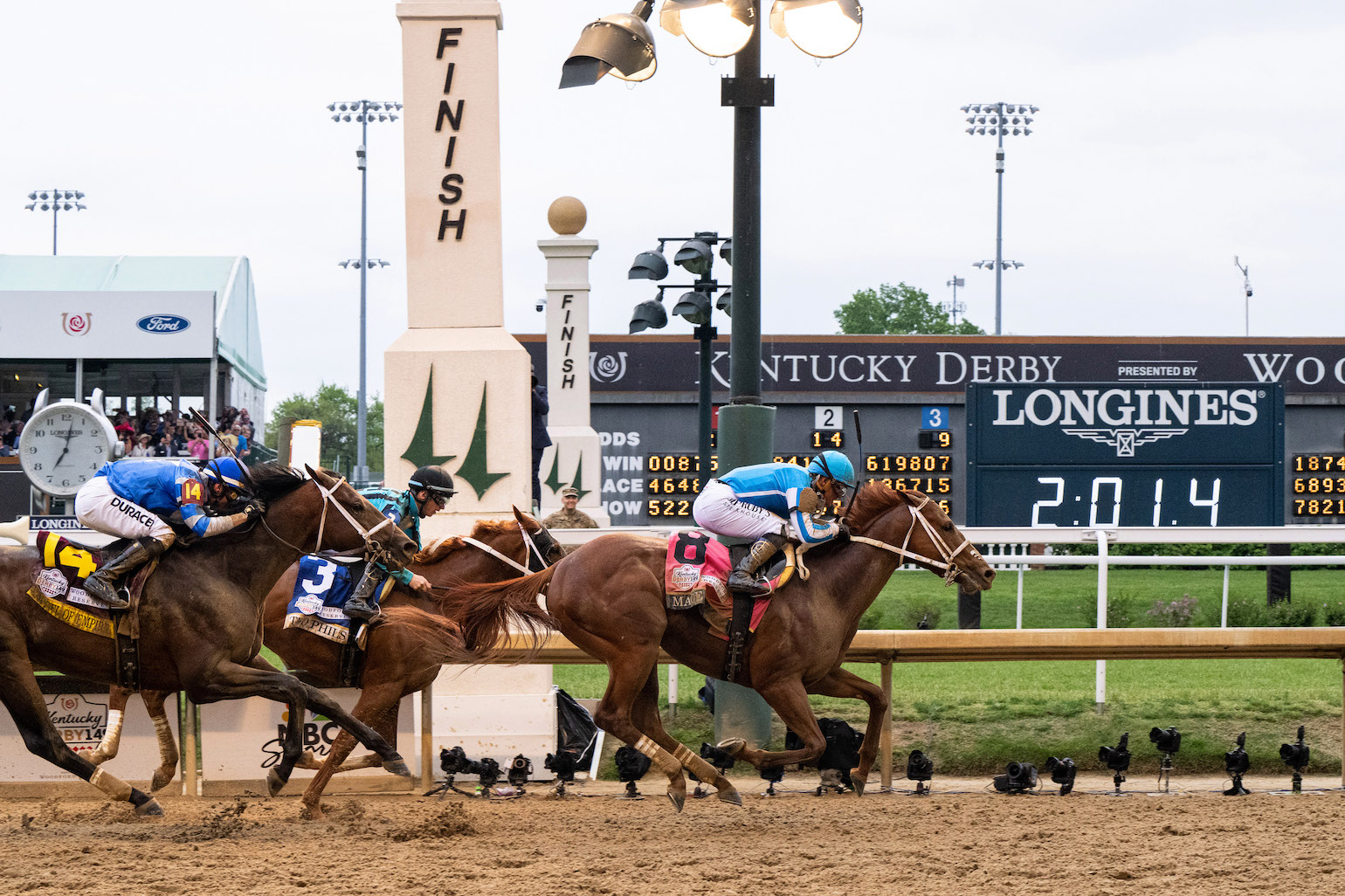 Longines times the Kentucky Derby 