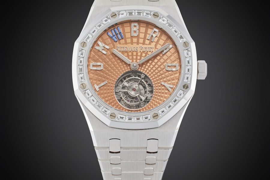 Lot 41, Audemars Piguet Reference 26730BC.ZZ.1320BC.99 Royal Oak ‘The Roast’, est $400,000 – 800,000 Lot 41, Audemars Piguet Reference 26730BC.ZZ.1320BC.99 Royal Oak 'The Roast', est $400,000 - 800,000