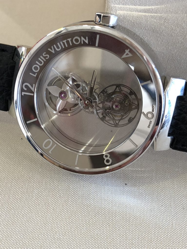 Sold at Auction: LOUIS VUITTON  TAMBOUR MOON FLYING TOURBILLON