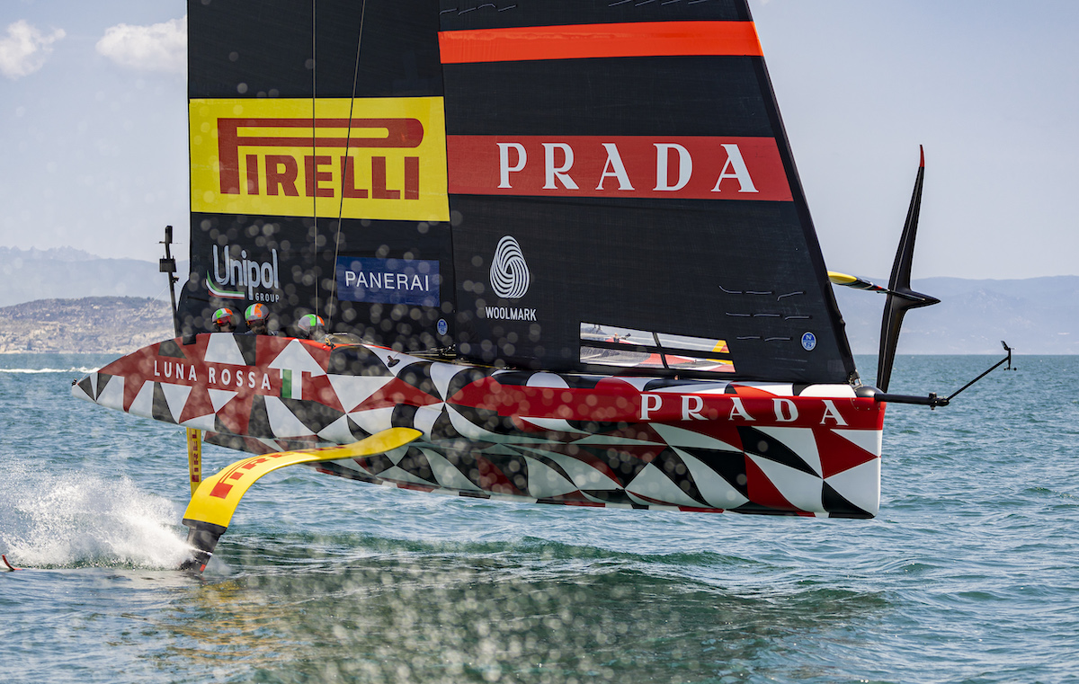 Panerai is a sponsor of Luna Rossa, 37th America's Cup