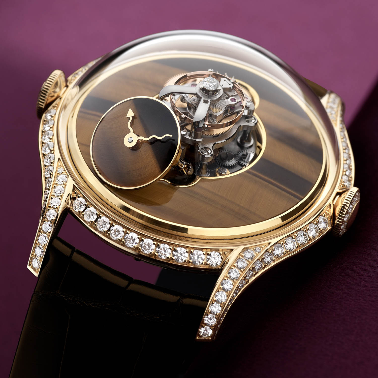 MB&F Legacy Machine Flying T Tiger's Eye 