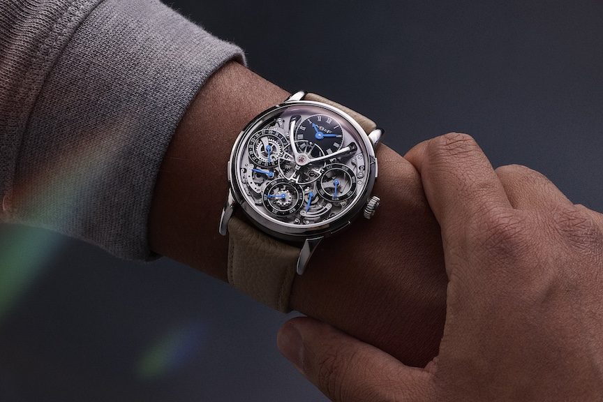 MBandF_LM_Perpetual_Longhorn_Wrist_Shot_1_Lres MB&F Legacy Machine Perpetual Longhorn