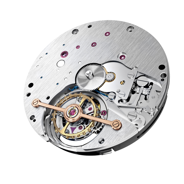 The ExoTourbillon automatic caliber MB M29.24 movement with a power reserve of 48 hours took over three years of research and development to produce.