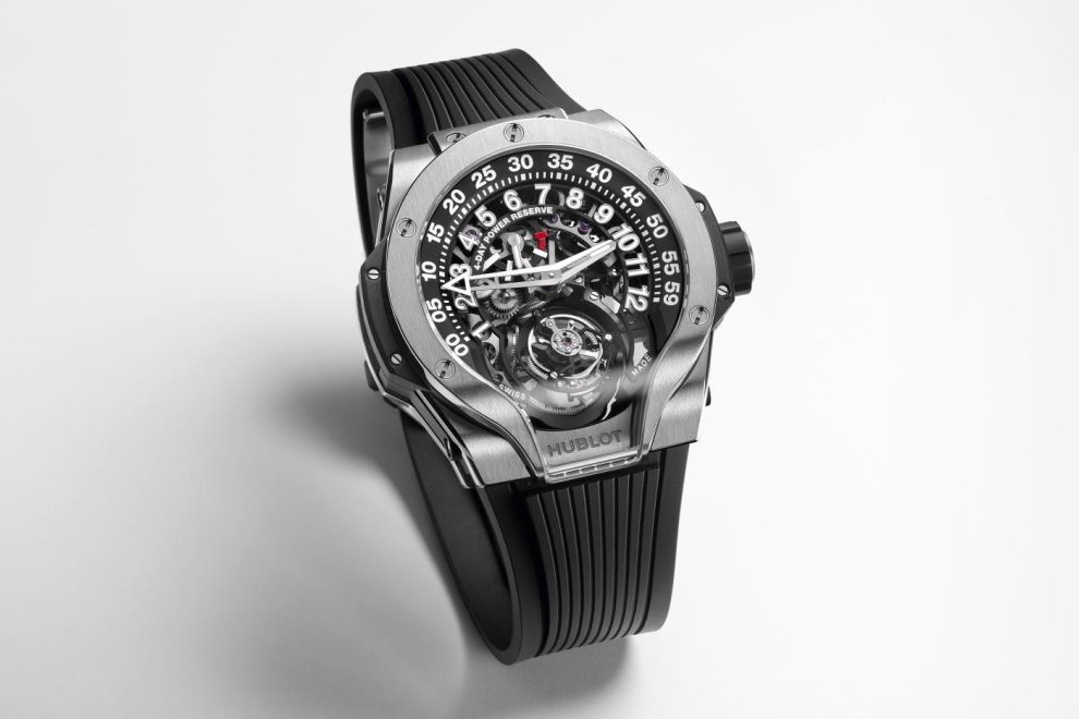 MP-13-Tourbillion-Bi-Axis-Retrograde-44mm-lifestyle-shot Hublot MP-13 Tourbillon Bi-Axis Retrograde watch