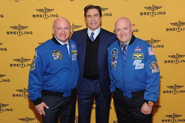 Mark Kelly, John Travolta, Scott Kelly