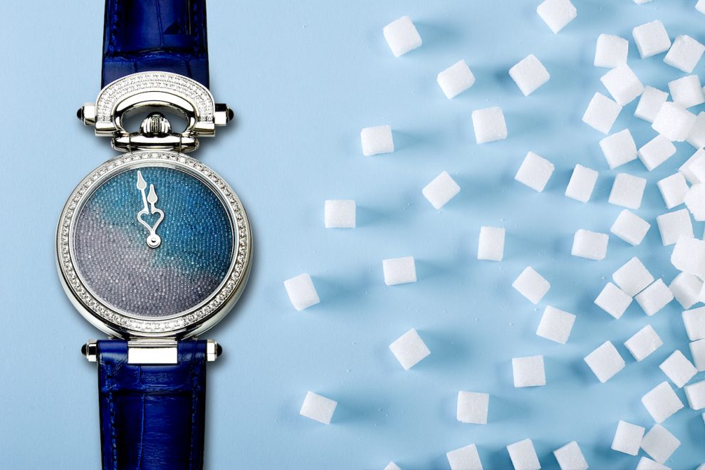 Miss_Audrey_Sweet_Art_gradient_sugar crystal dial_lifestyle_2 Bovet sugar crystals watch dial