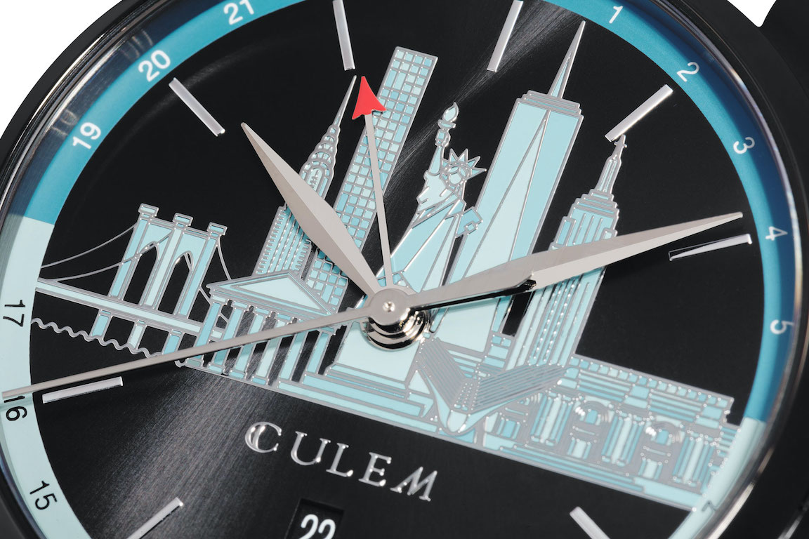 CuleM Skyline GMT New York watch. 