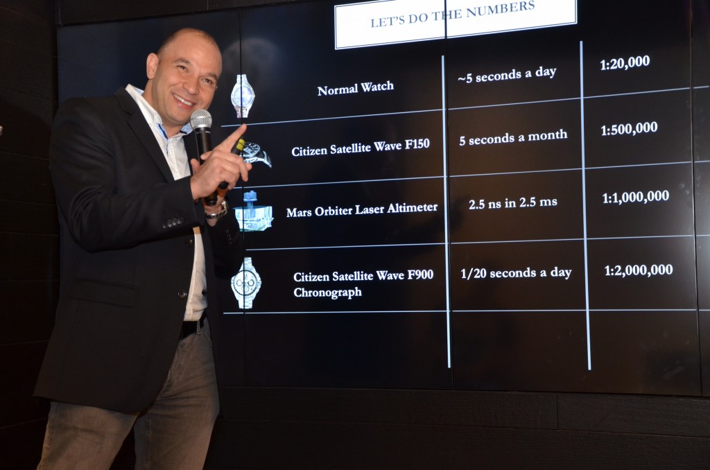 Professor Oded Aharonson at the Citizen Watch presentation in New York