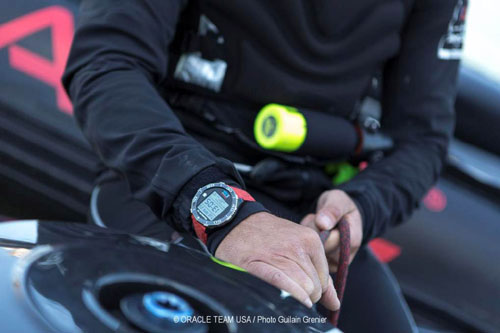 New Oracle Team USA wristwatch technology designed with TAG Heuer. 