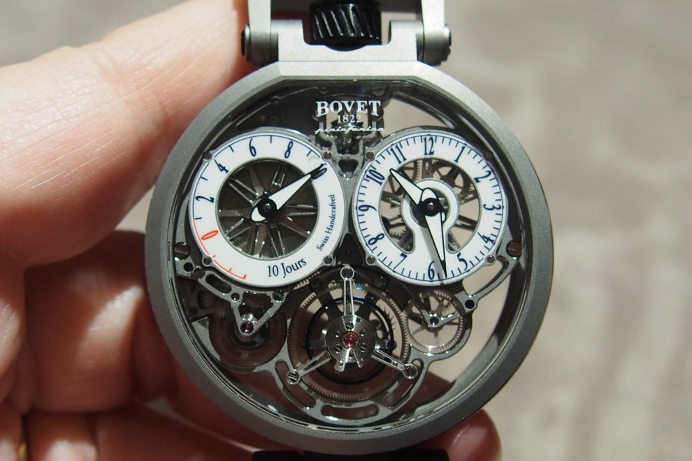 Bovet Flying Tourbillon Ottantasei   hand-wound watch offers 10 days of power reserve. Bovet Flying Tourbillon Ottantasei hand-wound watch offers 10 days of power reserve.