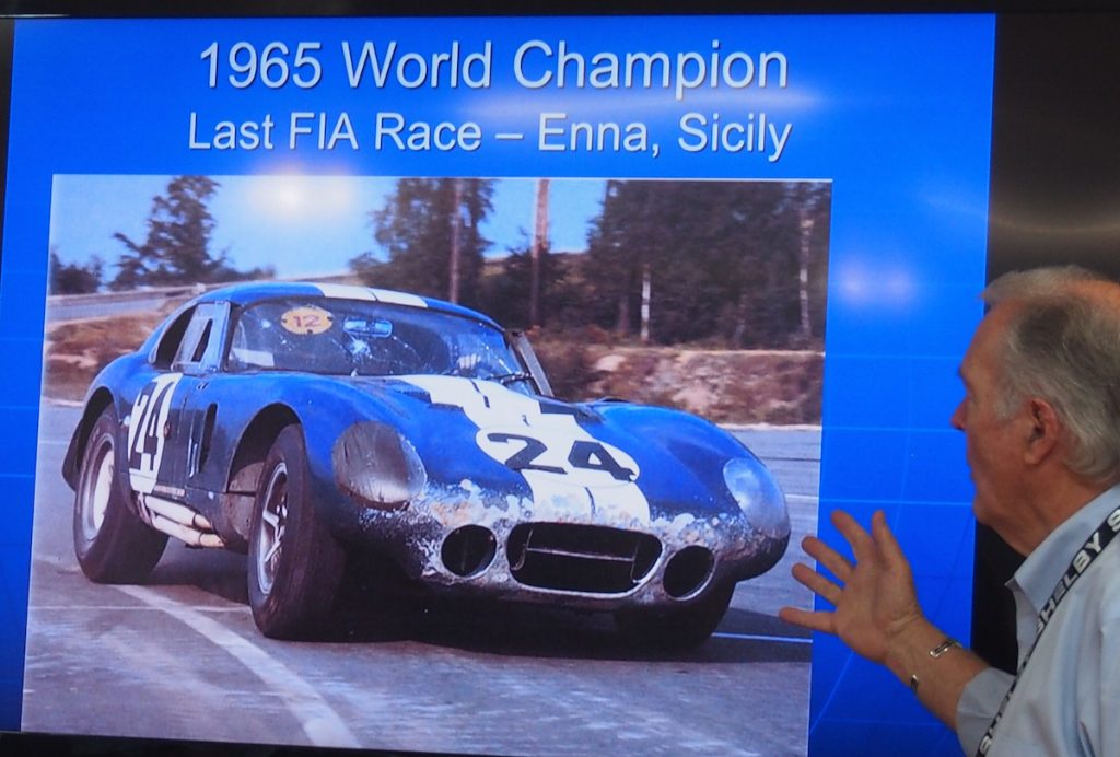The Daytona Coupe won the 1965 World Championship FIA race. 