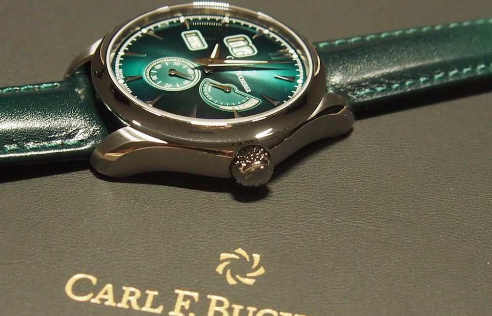 Carl F. Bucherer Manero PowerReserve in pine green.