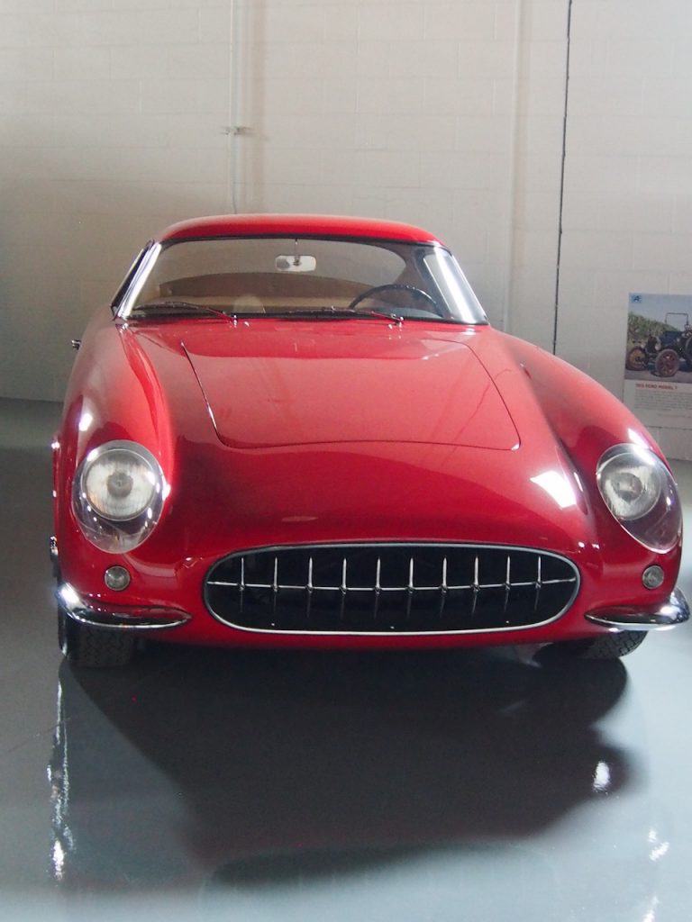 Prototype Corvette co-built by Carroll Shelby and Scaglietti at the NB Center (Photo: R. Naas, ATimelyPerspective)