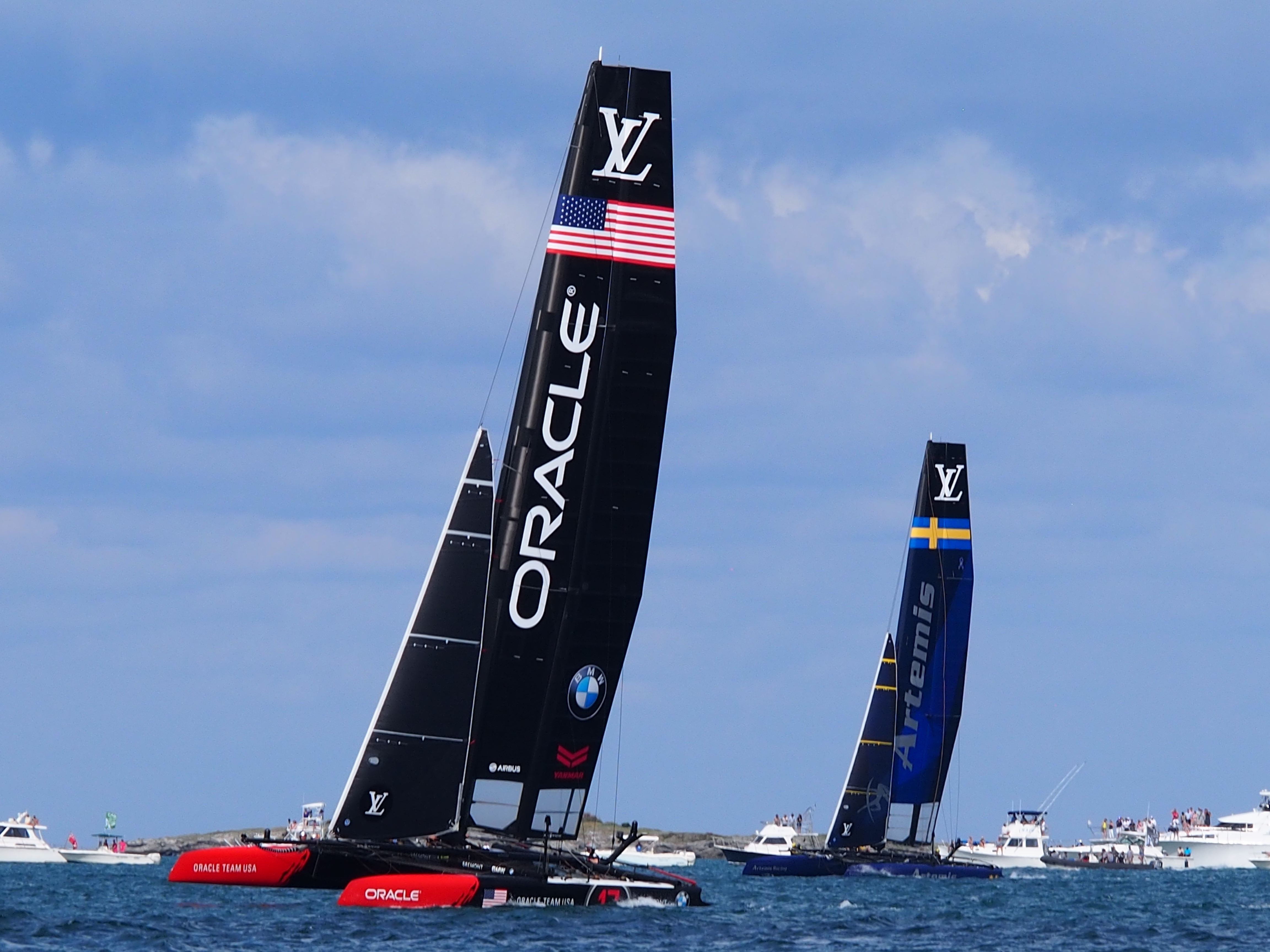 America's Cup Challenger series in Bermuda 2015. (photo: R. Naas) 