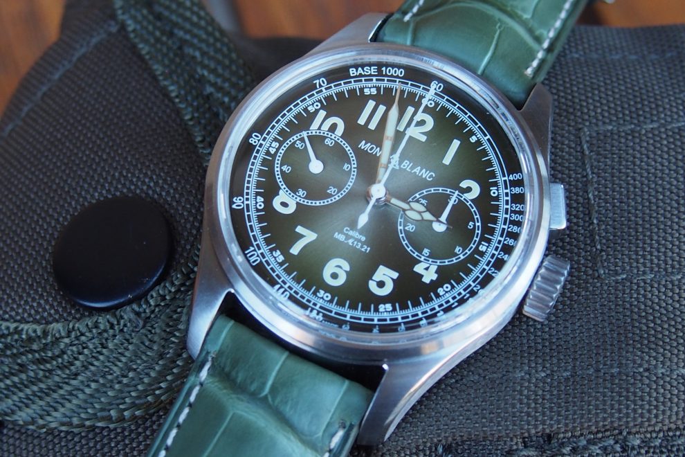 Montblanc 1858 Monopusher Chronograph LE 100 as seen at SIHH 2018