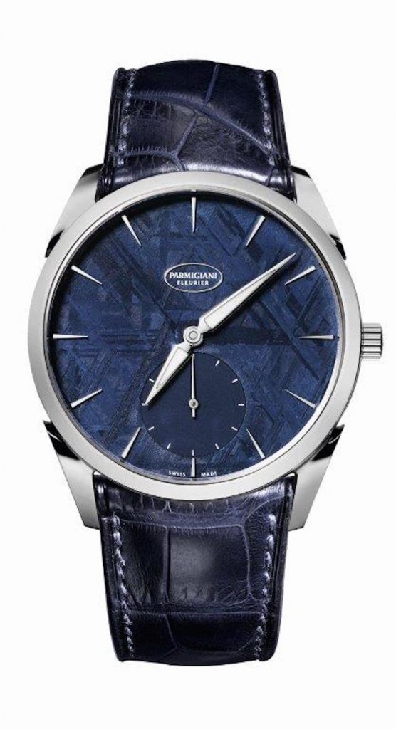 Parmigiani Fleurier Tonda with blue meteorite dial 